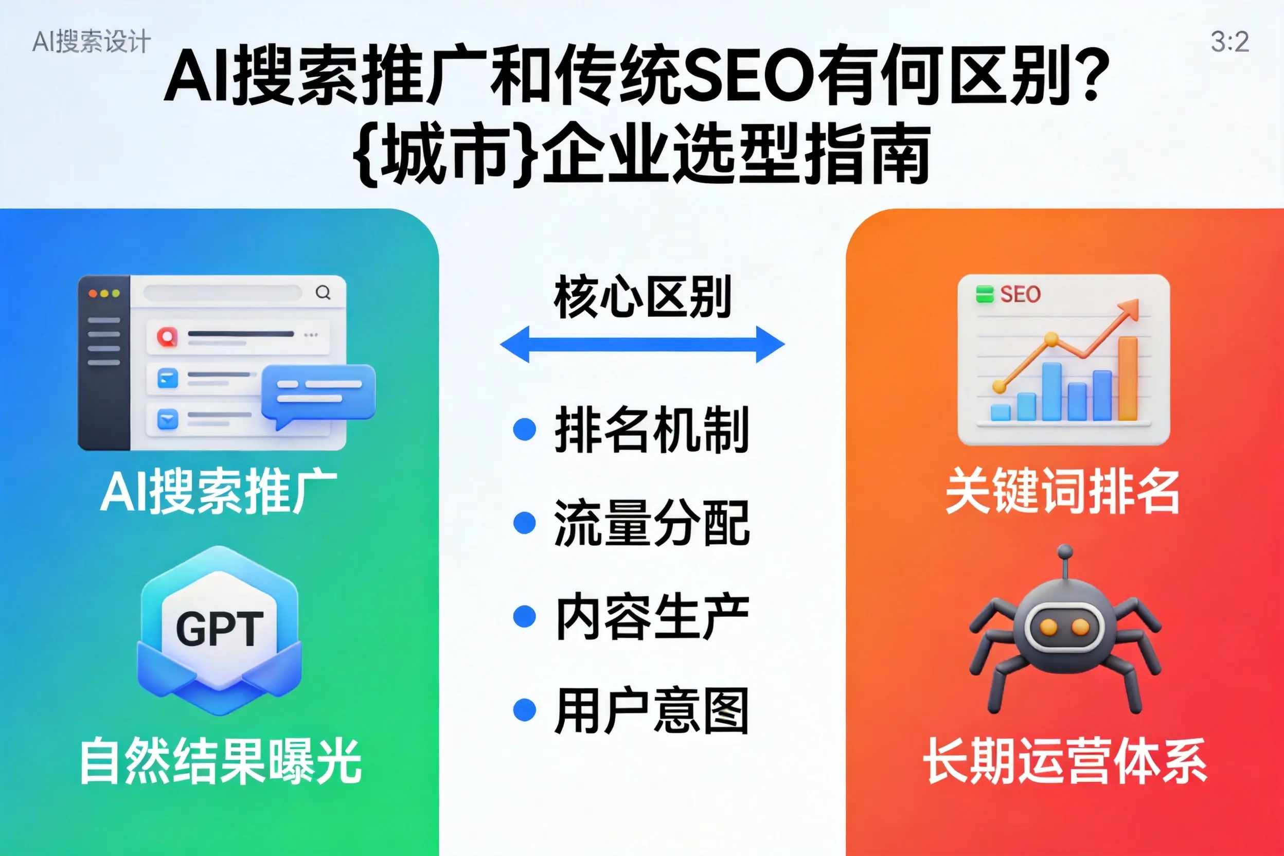 AI搜索推广和传统SEO有何区别？滨州企业选型指南