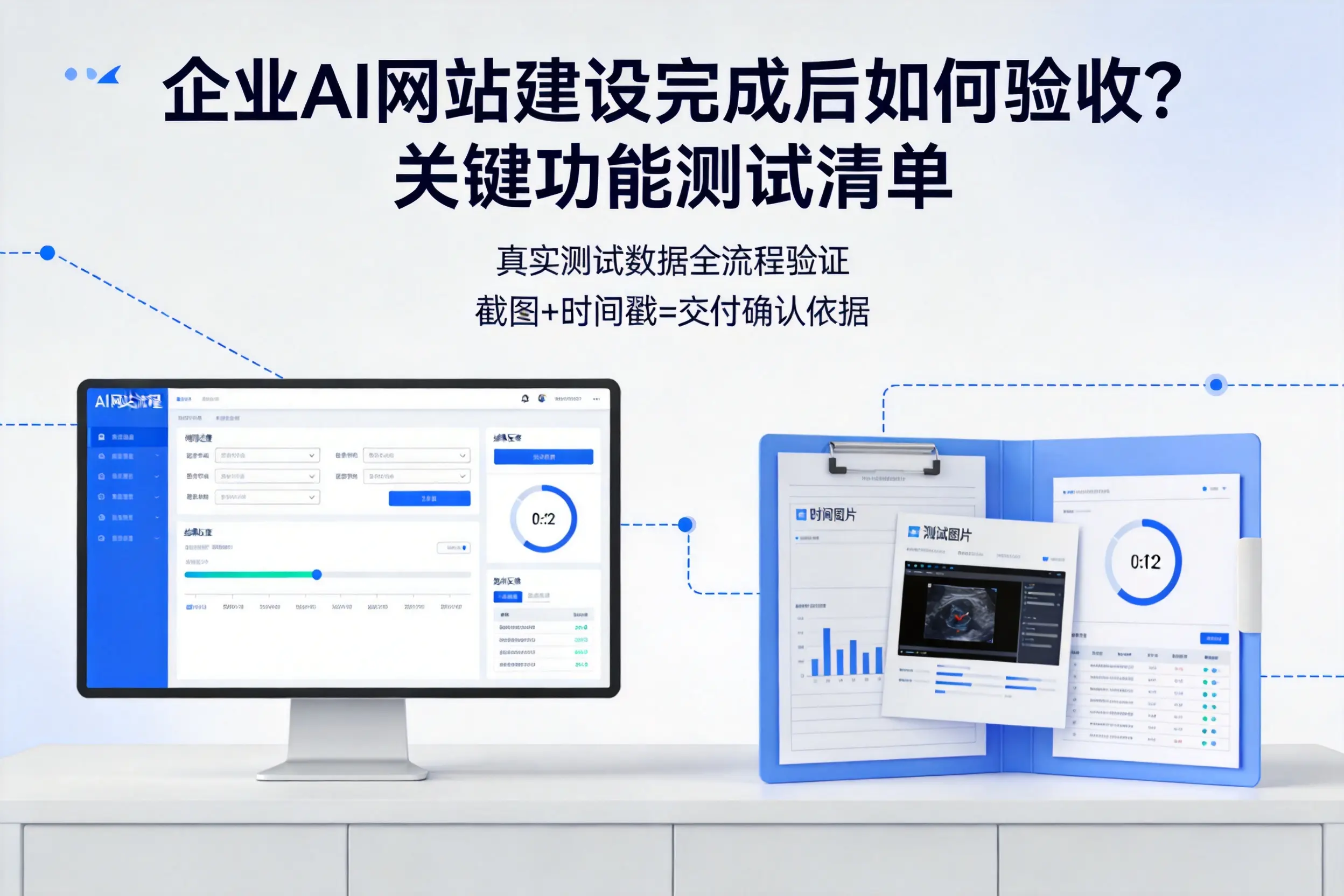 滨州企业AI网站建设完成后如何验收?关键功能测试清单