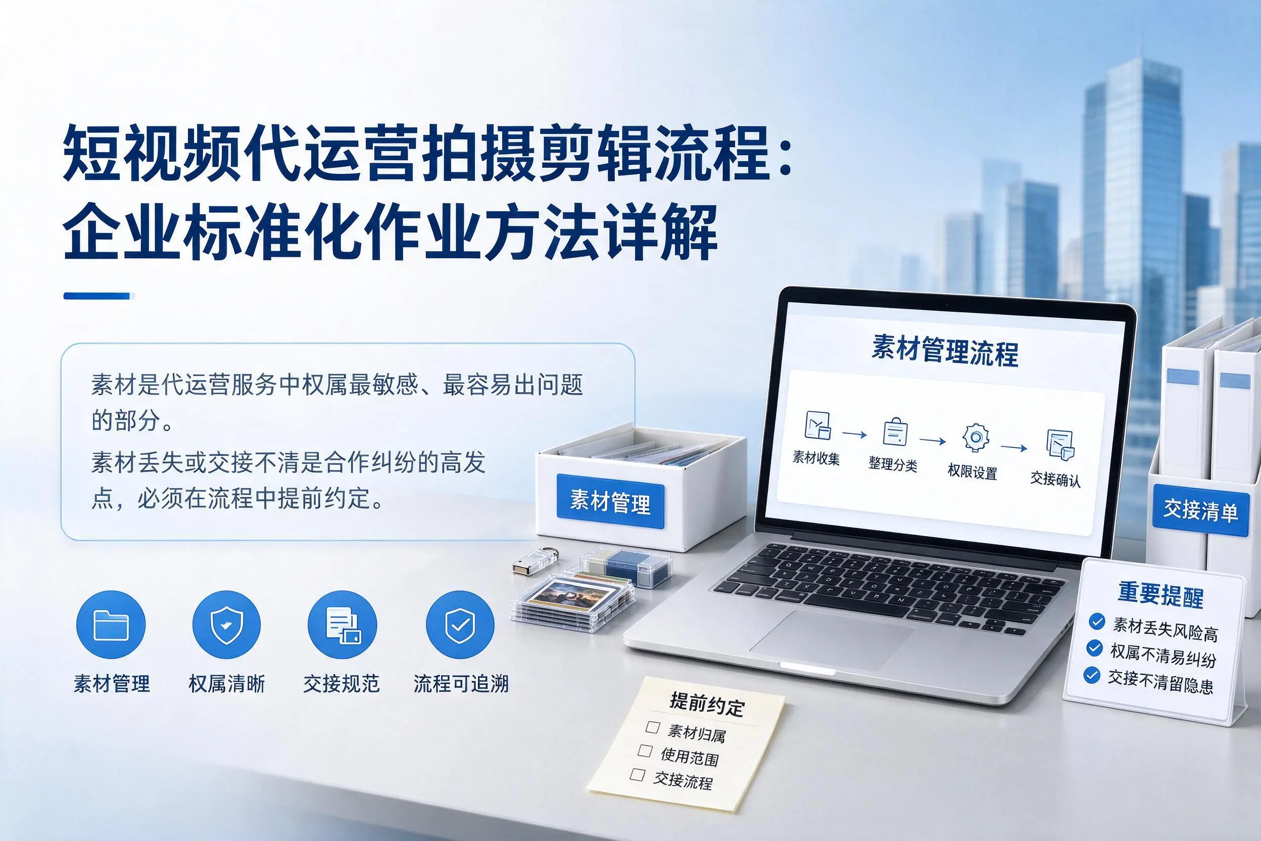 短视频代运营拍摄剪辑流程：滨州企业标准化作业方法详解